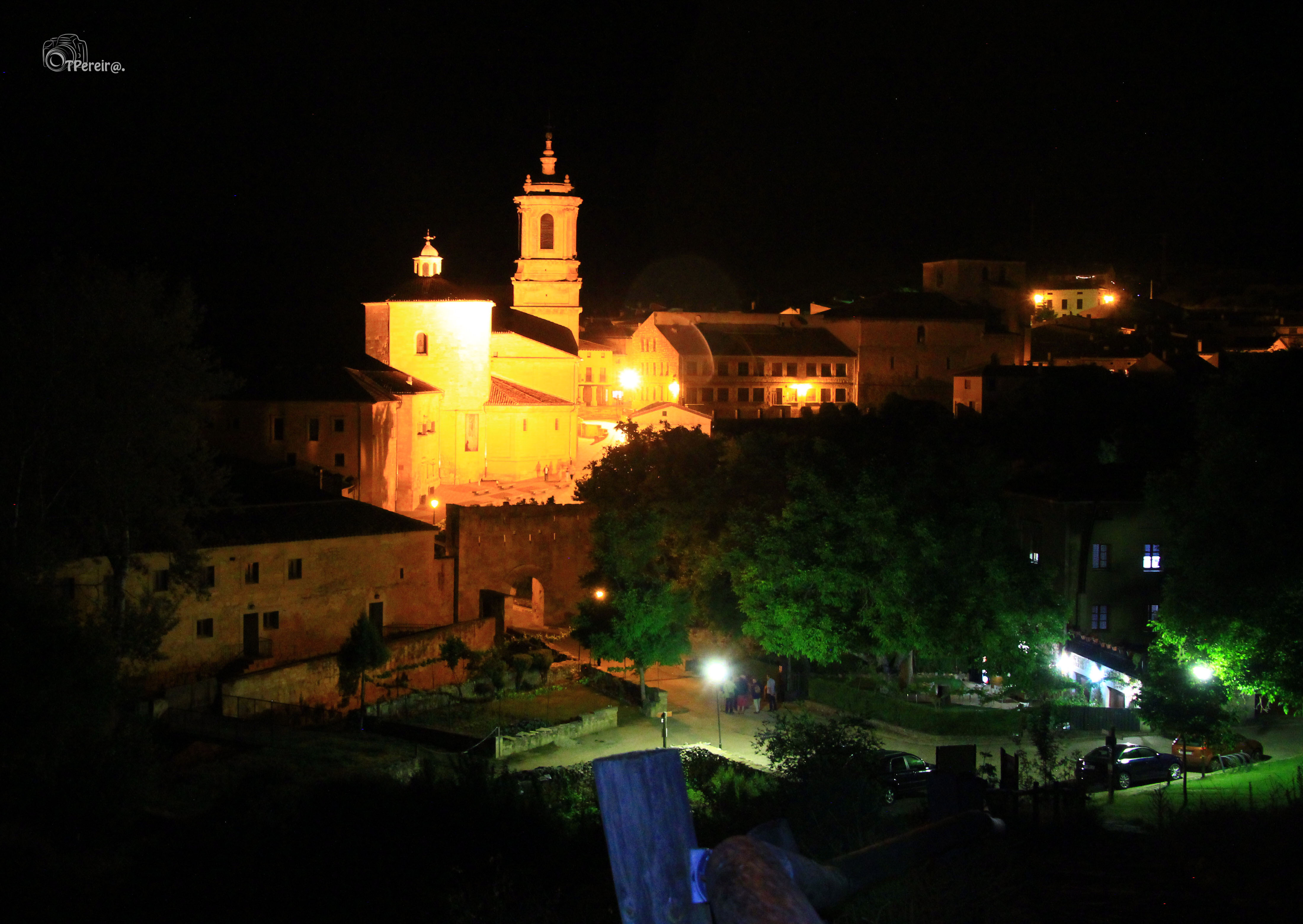 Santo Domingo de Silos en la noche
