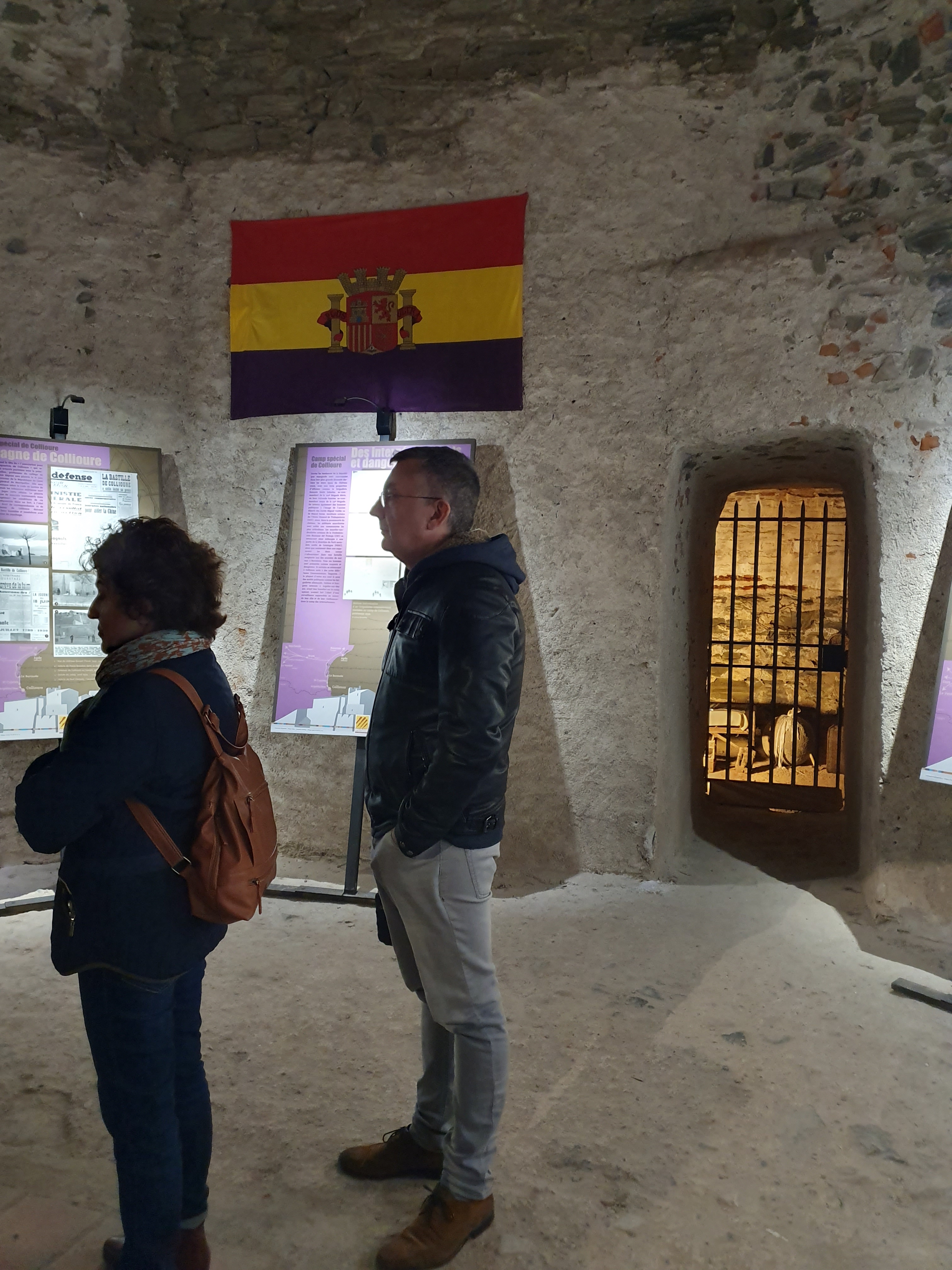 Exposición en el castillo de Collioure
